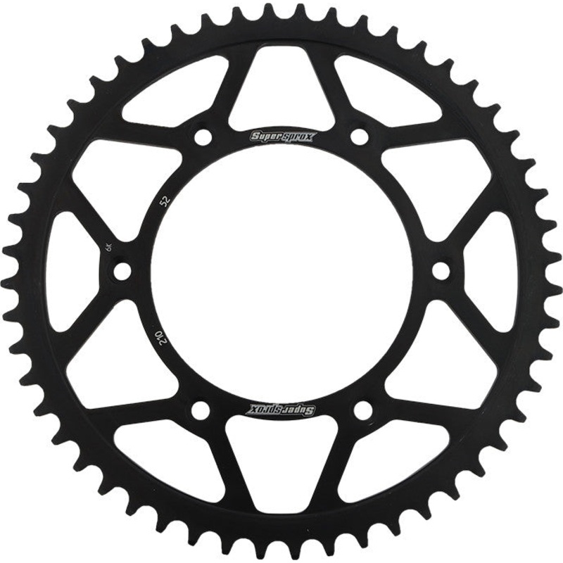 SUPERSPROX STEEL SPROCKET 52T BLACK RFE-210-52-BLK
