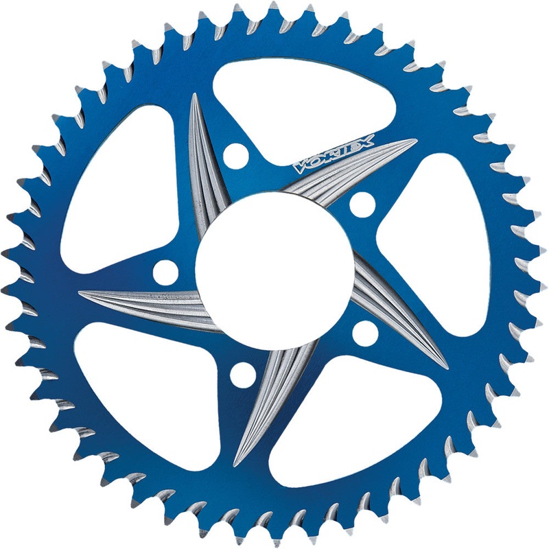 VORTEX CAT5 REAR ALUMINUM SPROCKET BLUE 48T 438ZB-48