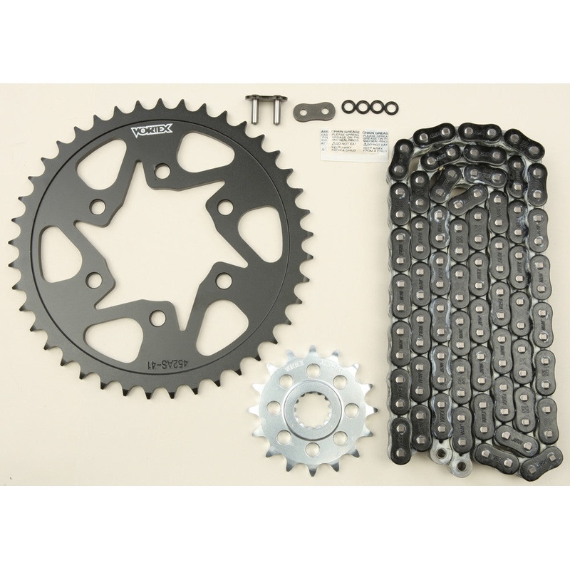 VORTEX SPROCKET/CHAIN KIT BLACK CK6302