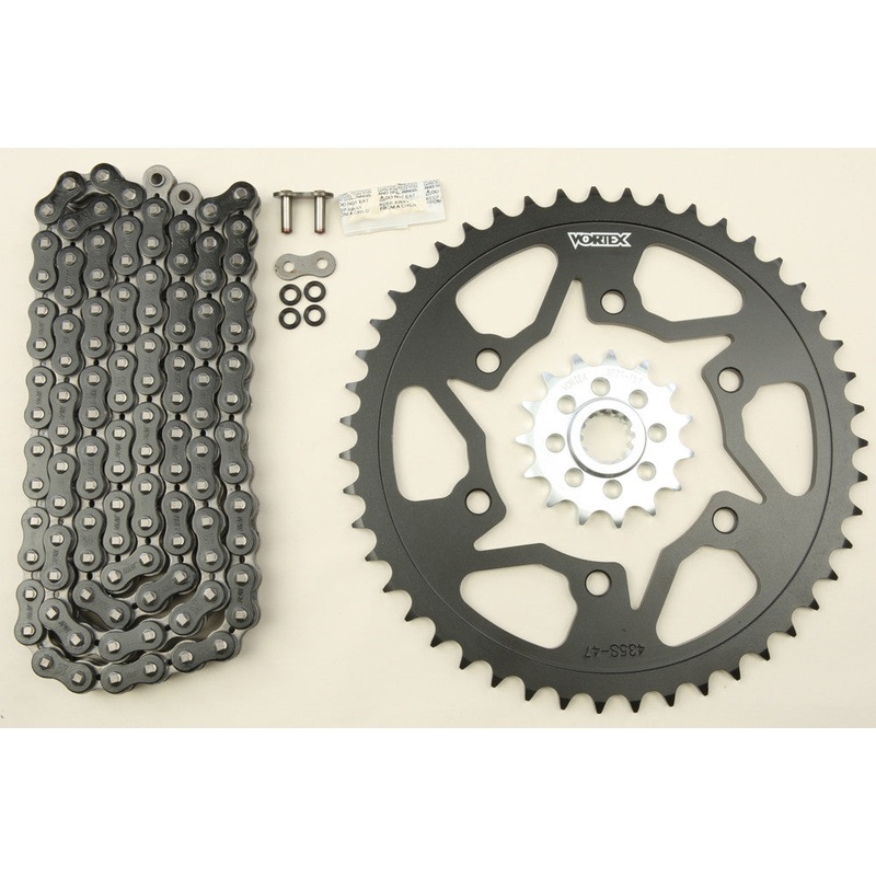 VORTEX SPROCKET/CHAIN KIT BLACK CK6316