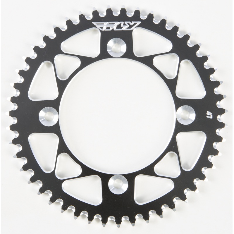 FLY RACING SPROCKET REAR 47T BLACK 505-47 BLK