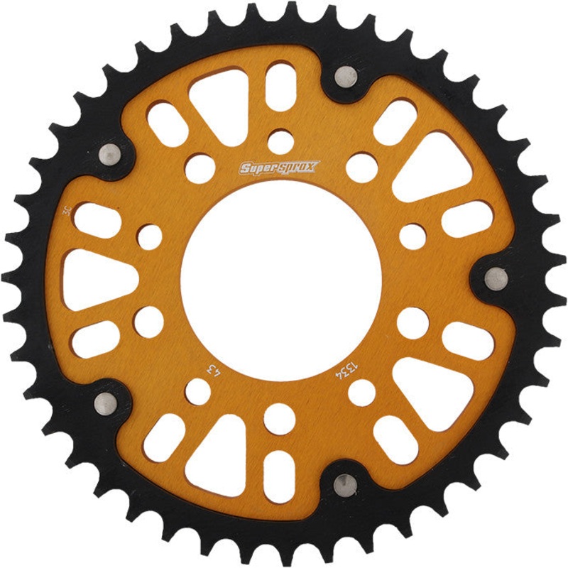 SUPERSPROX STEALTH SPROCKET 43T GOLD RST-1334-43-GLD