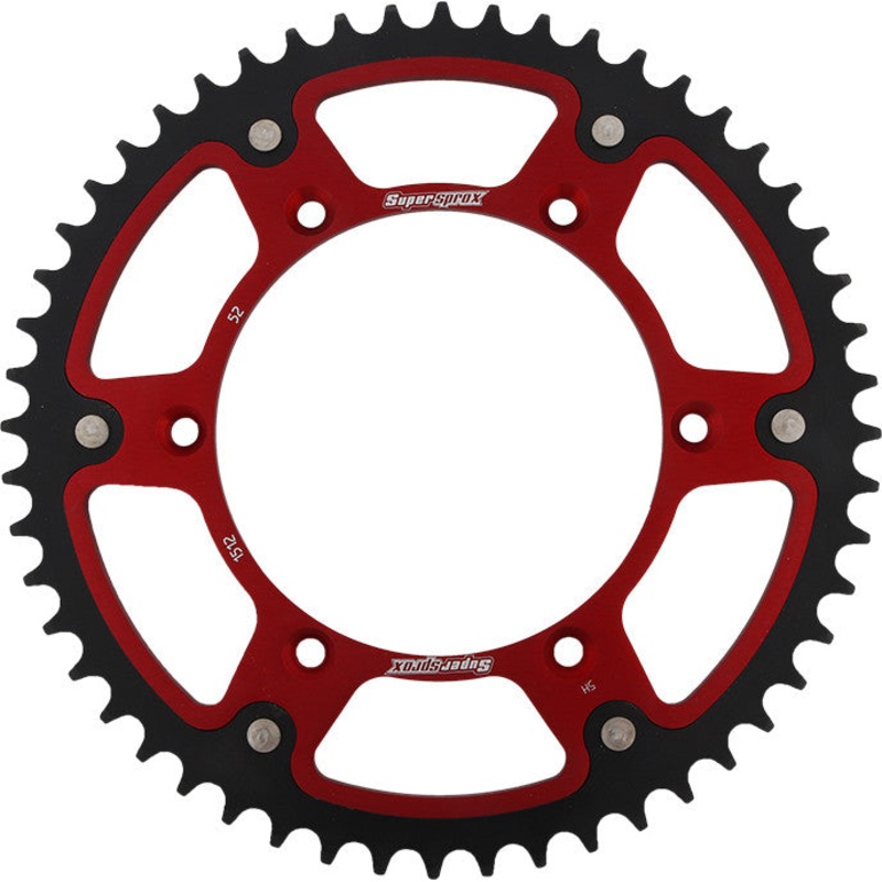 SUPERSPROX STEALTH SPROCKET 52T RED RST-1512-52-RED