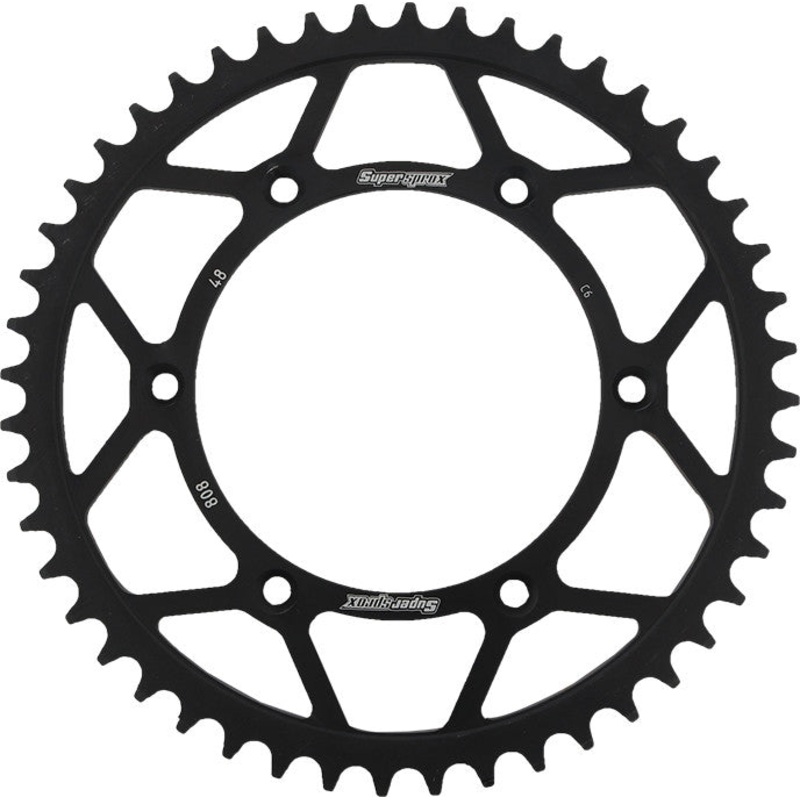 SUPERSPROX STEEL SPROCKET 48T BLACK RFE-808-48-BLK