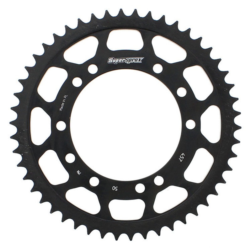 SUPERSPROX STEEL SPROCKET 50T BLACK RFE-457-50-BLK
