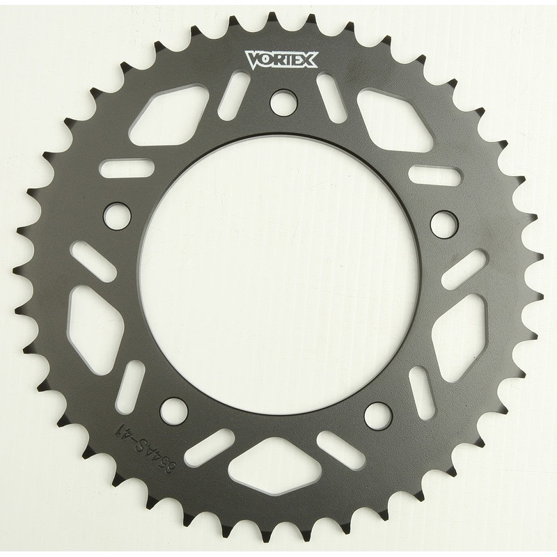 VORTEX STEEL REAR SPROCKET BLACK 41T 654AS-41