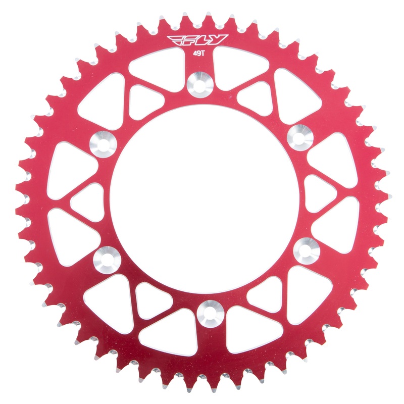 FLY RACING SPROCKET REAR 49T RED 225-49 RED
