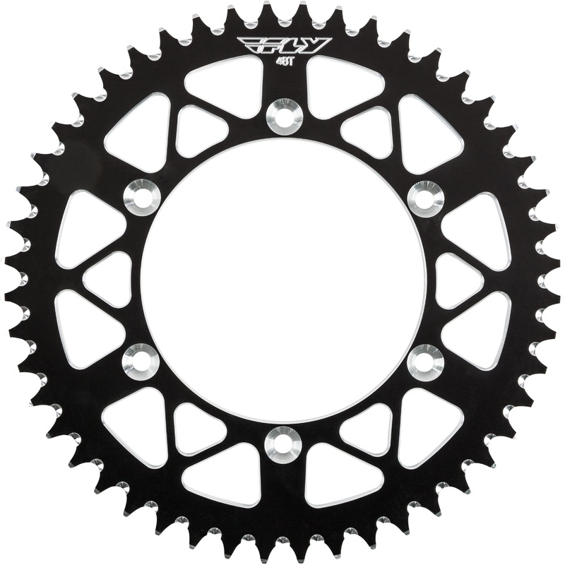 FLY RACING SPROCKET REAR 48T BLACK 511-48 BLK