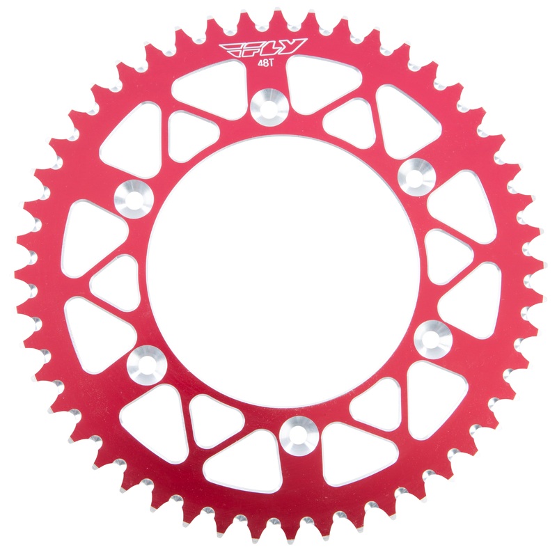 FLY RACING SPROCKET REAR 48T RED 225-48 RED