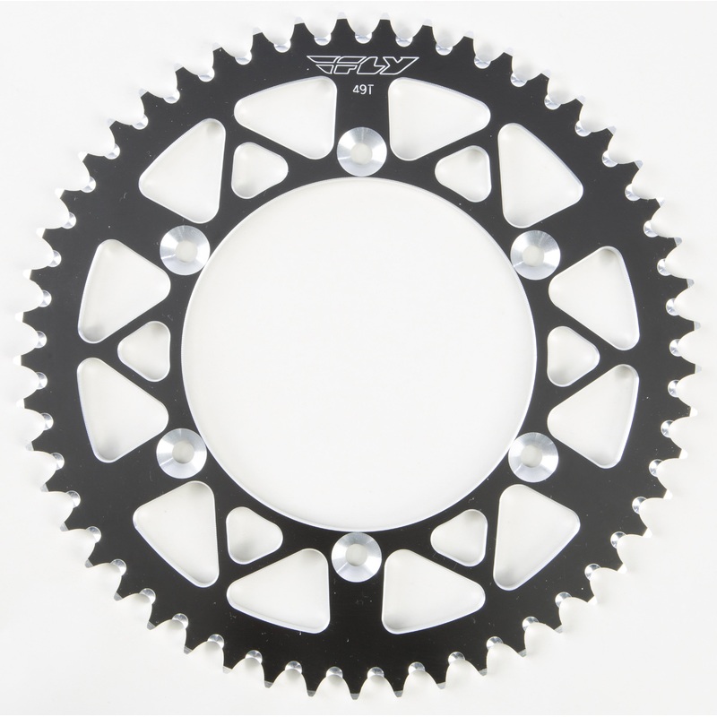 FLY RACING SPROCKET REAR 49T BLACK 208-49 BLK