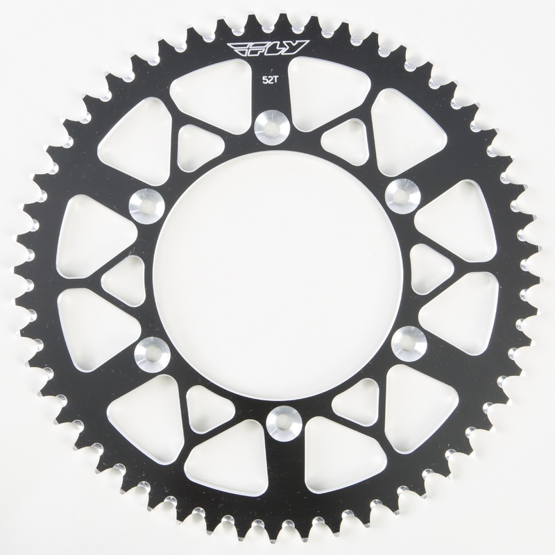 FLY RACING SPROCKET REAR 52T BLACK 316-52 BLK