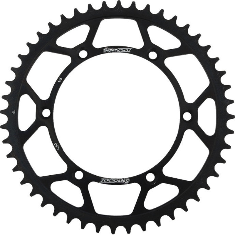 SUPERSPROX STEEL SPROCKET 48T BLACK RFE-460-48-BLK