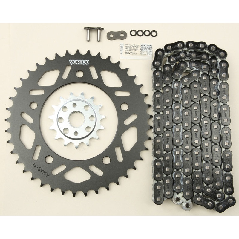 VORTEX SPROCKET/CHAIN KIT BLACK CK6375