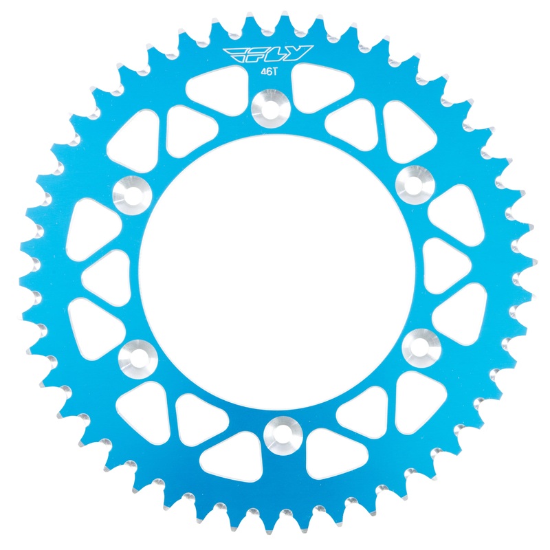 FLY RACING SPROCKET REAR 46T BLUE 316-46 BLU
