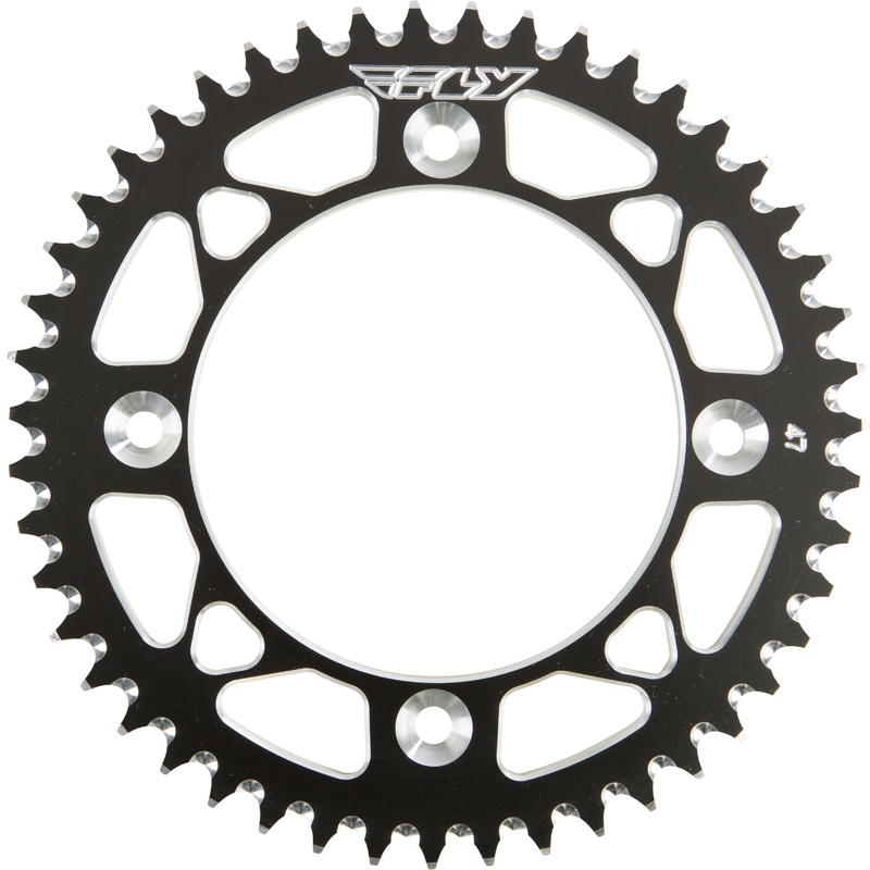 FLY RACING SPROCKET REAR 47T BLACK 314-47 BLK
