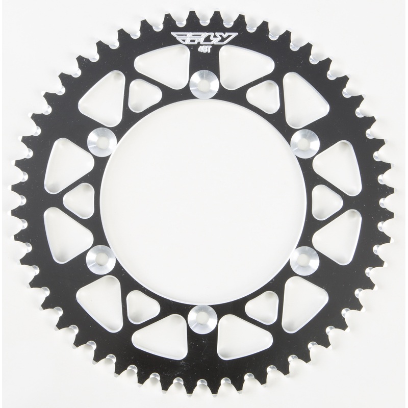 FLY RACING SPROCKET REAR 48T BLACK 208-48 BLK