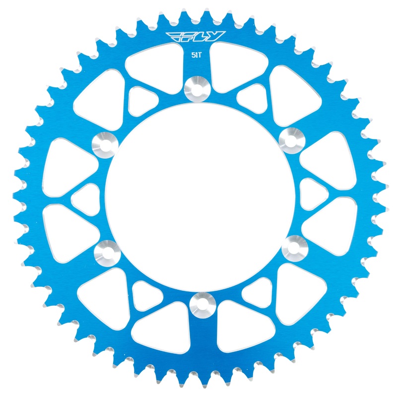 FLY RACING SPROCKET REAR 51T BLUE 208-51 BLU