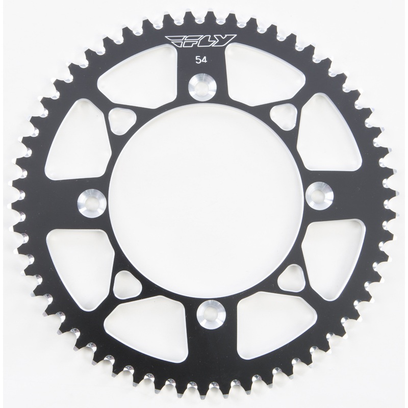 FLY RACING SPROCKET REAR 54T BLACK 201-54 BLK