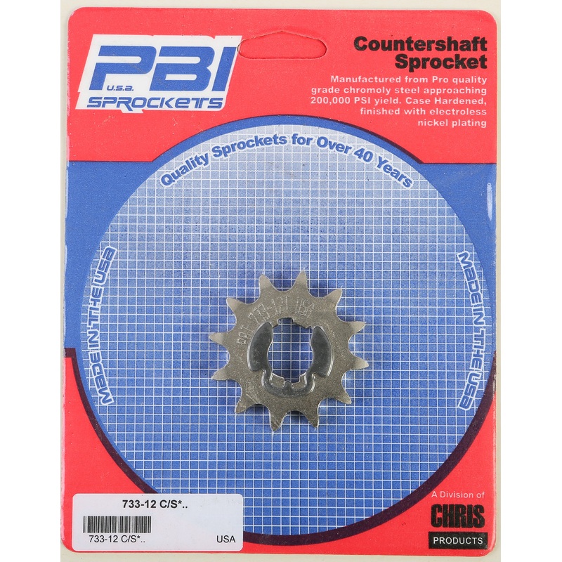 PBI COUNTERSHAFT STEEL SPROCKET 12T 733-12