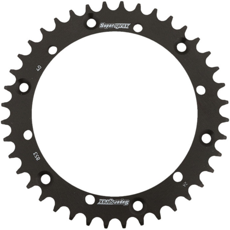 SUPERSPROX REAR STEEL SPROCKET 40T BLACK RFE-853-40-BLK