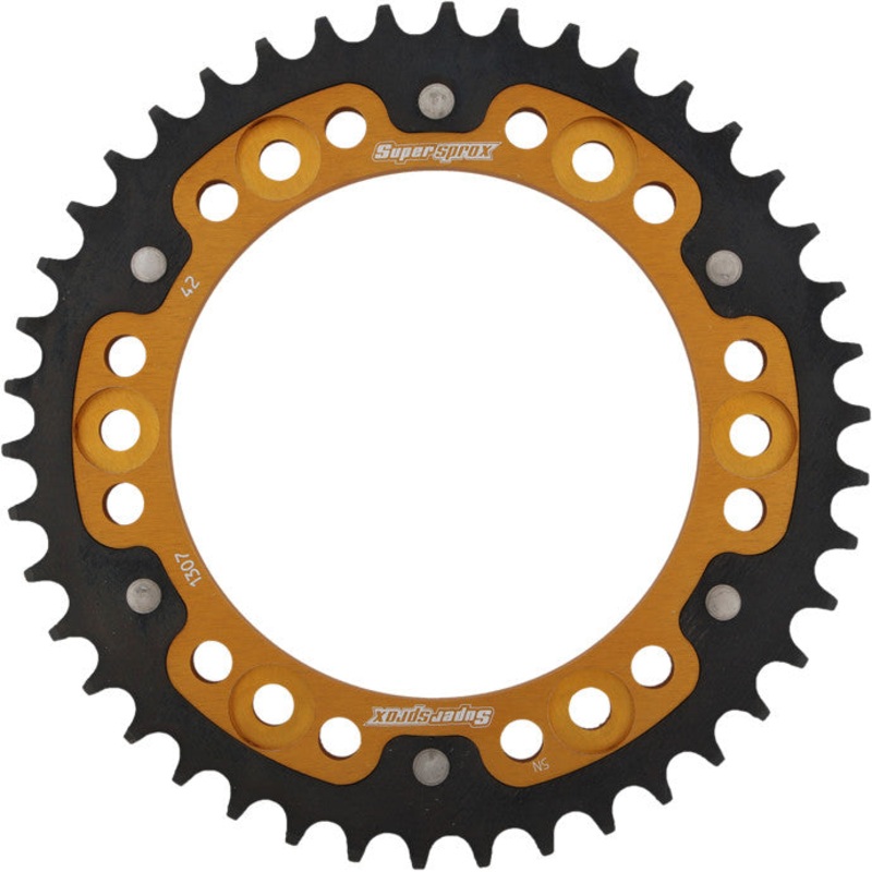 SUPERSPROX STEALTH SPROCKET 42T GOLD RST-1307-42-GLD