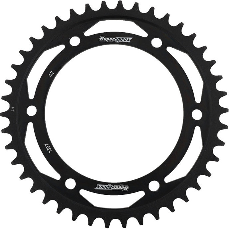 SUPERSPROX STEEL SPROCKET 42T BLACK RFE-1307-42-BLK