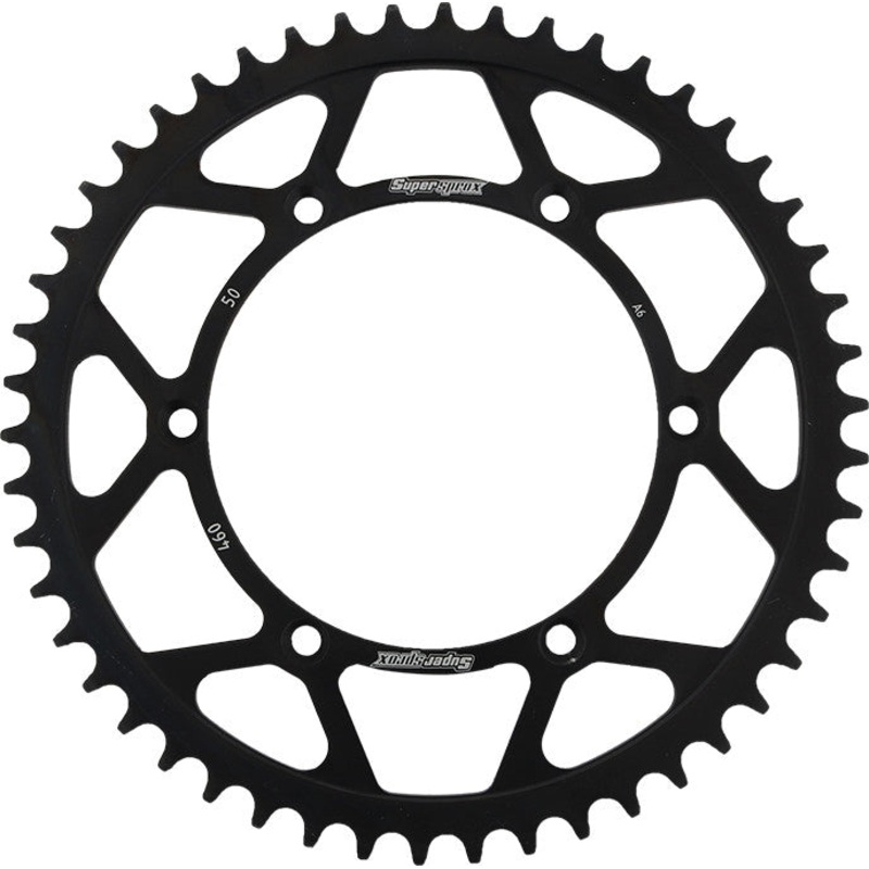 SUPERSPROX STEEL SPROCKET 50T BLACK RFE-460-50-BLK