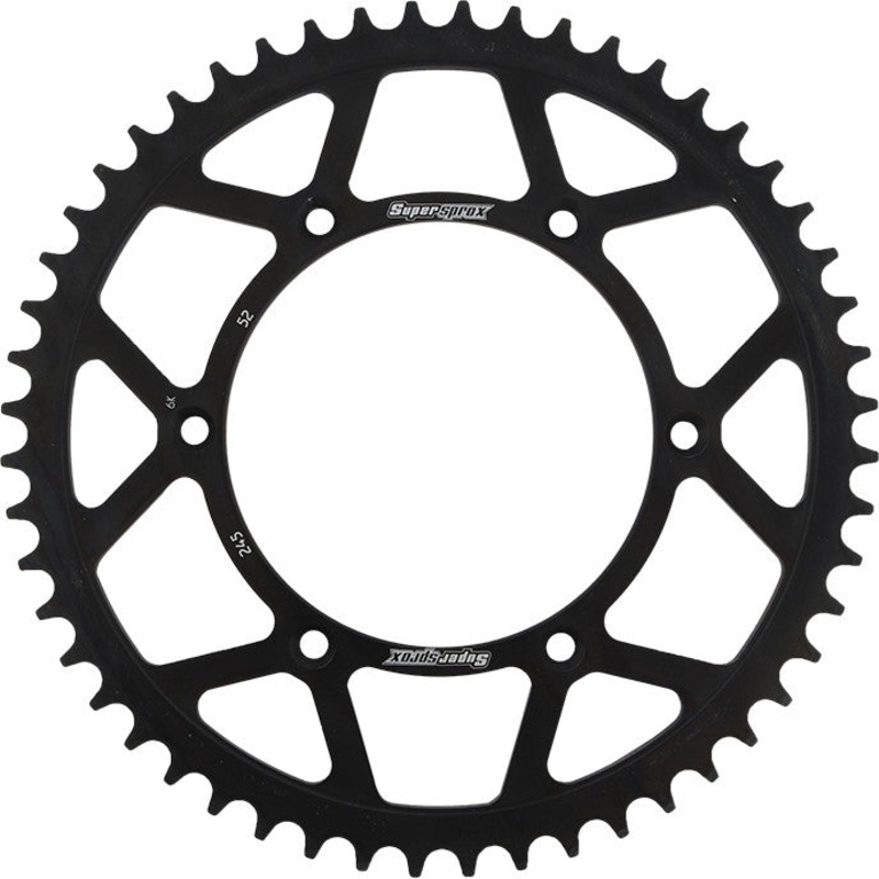 SUPERSPROX STEEL SPROCKET 52T BLACK RFE-245-52-BLK