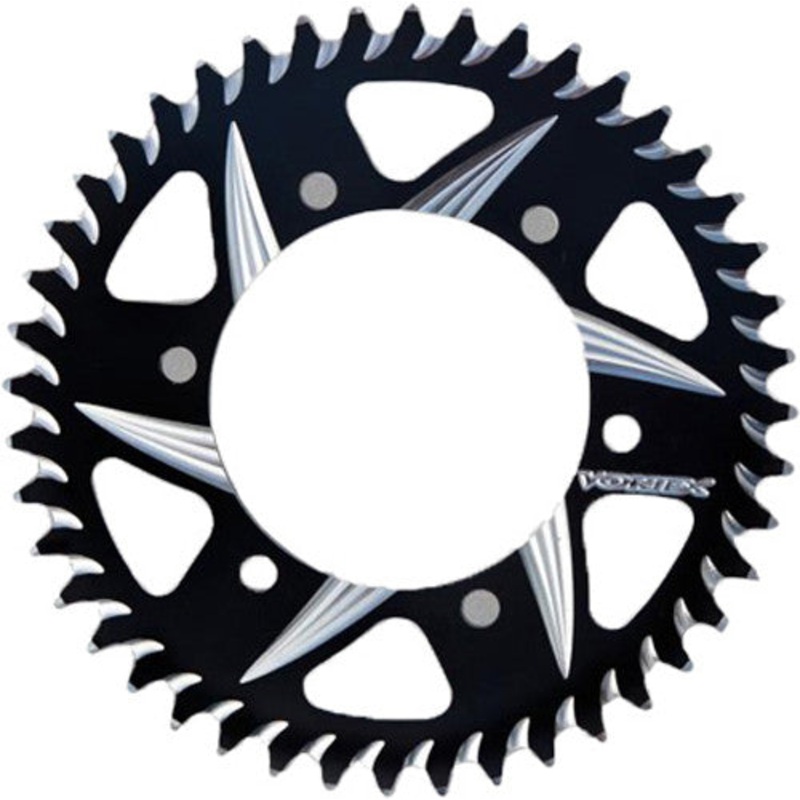 VORTEX CAT5 REAR ALUMINUM SPROCKET BLACK 47T 526AZK-47