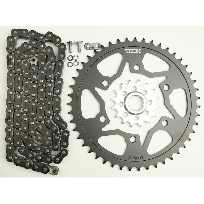 VORTEX SPROCKET/CHAIN KIT BLACK CK6362