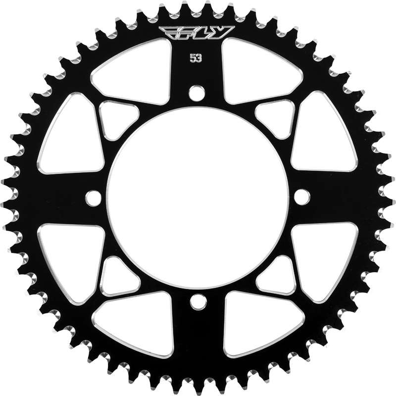 FLY RACING SPROCKET REAR 53T BLACK 414-53 BLK