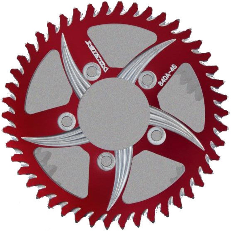 VORTEX CAT5 REAR ALUMINUM SPROCKET RED 43T 245AZR-43