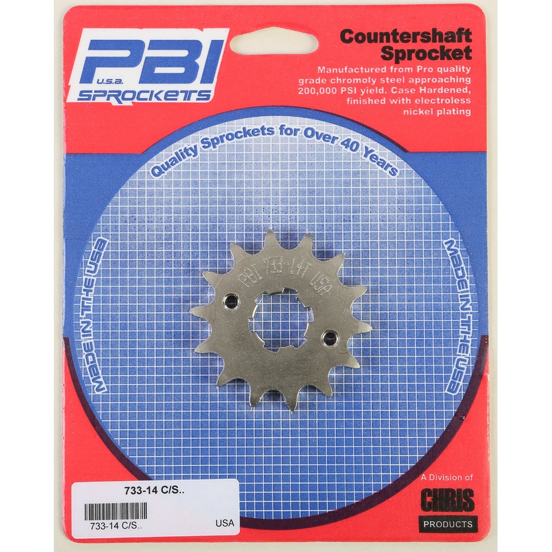 PBI COUNTERSHAFT STEEL SPROCKET 14T 733-14
