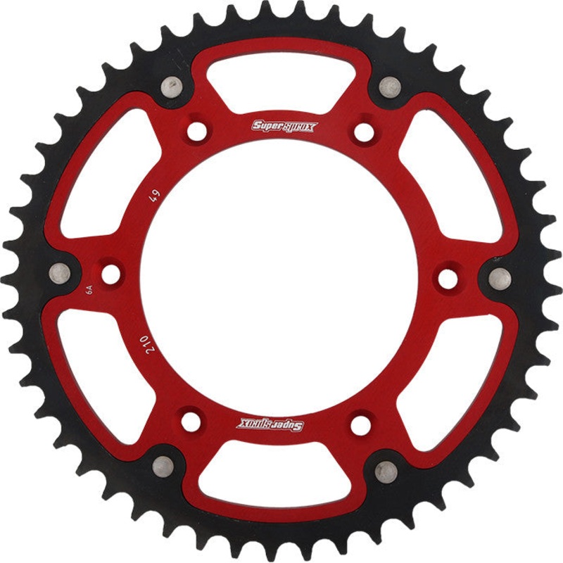 SUPERSPROX STEALTH SPROCKET 49T RED RST-210-49-RED