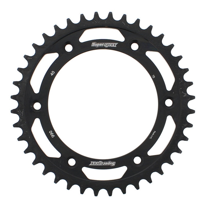 SUPERSPROX STEEL SPROCKET 40T BLACK RFE-990-40-BLK
