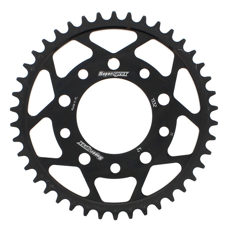 SUPERSPROX STEEL SPROCKET 42T BLACK RFE-1332-42-BLK
