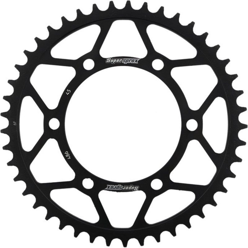 SUPERSPROX STEEL SPROCKET 45T BLACK RFE-486-45-BLK