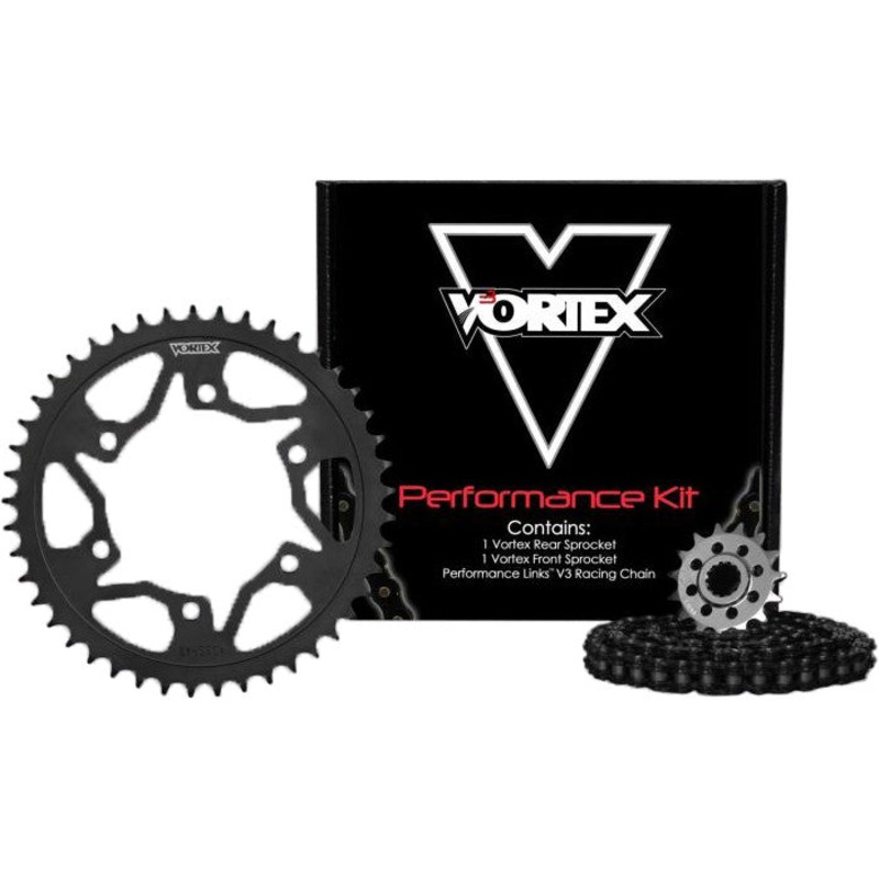 VORTEX SPROCKET/CHAIN KIT BLACK CK6261