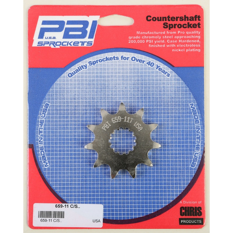 PBI COUNTERSHAFT STEEL SPROCKET 11T 659-11