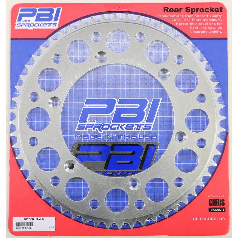 PBI REAR ALUMINUM SPROCKET 56T 7057-56-3