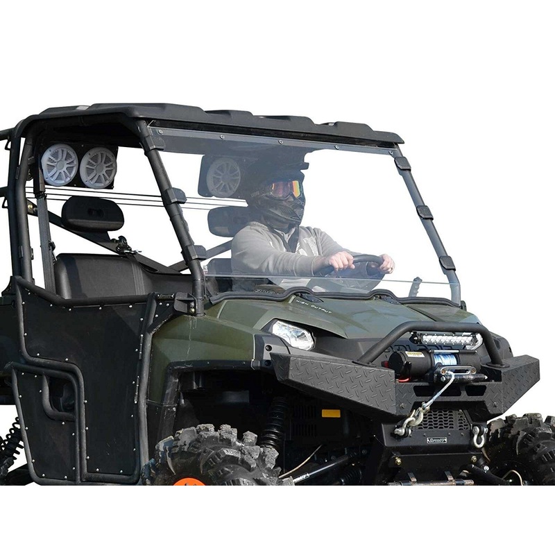 SuperATV Full Windshield for Polaris Ranger XP 800 (2010-2014) - Clear