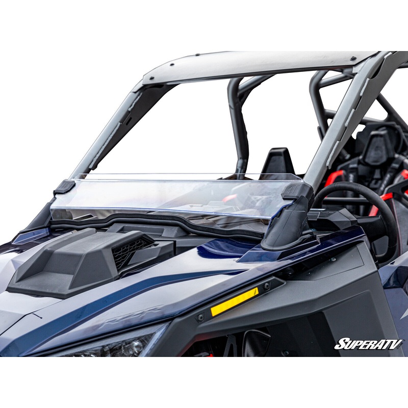 SuperATV Half Windshield for Polaris RZR Pro R 4 / Turbo R (2022+) - Dark Tint