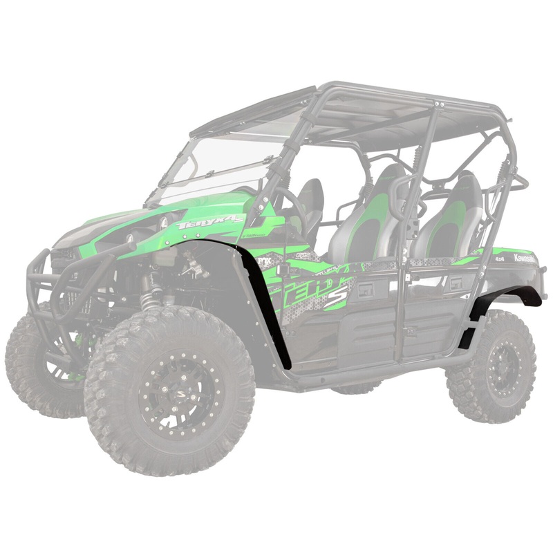 SuperATV Low Profile Fender Flares for Kawasaki Teryx 4 800 (2012+)