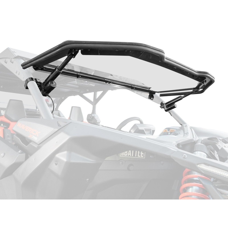 SuperATV Powered Flip Windshield for Can-Am Maverick X3 (2017+)