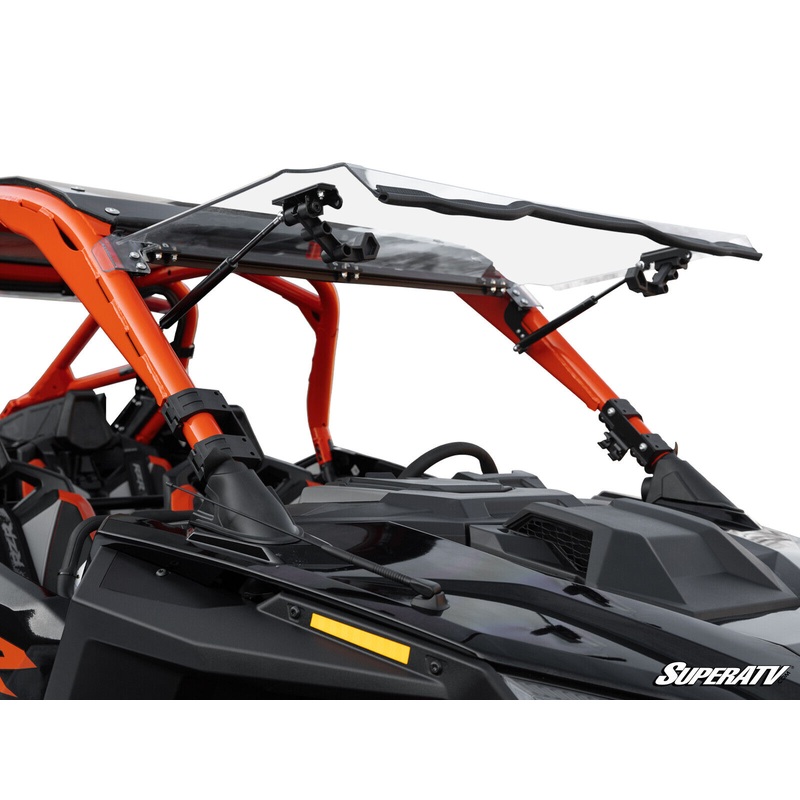 SuperATV Scratch Resistant Flip Windshield for Polaris RZR PRO R 4 (2022+)