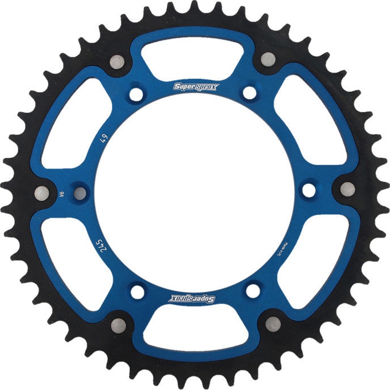 SUPERSPROX STEALTH SPROCKET 49T BLUE RST-245-49-BLU