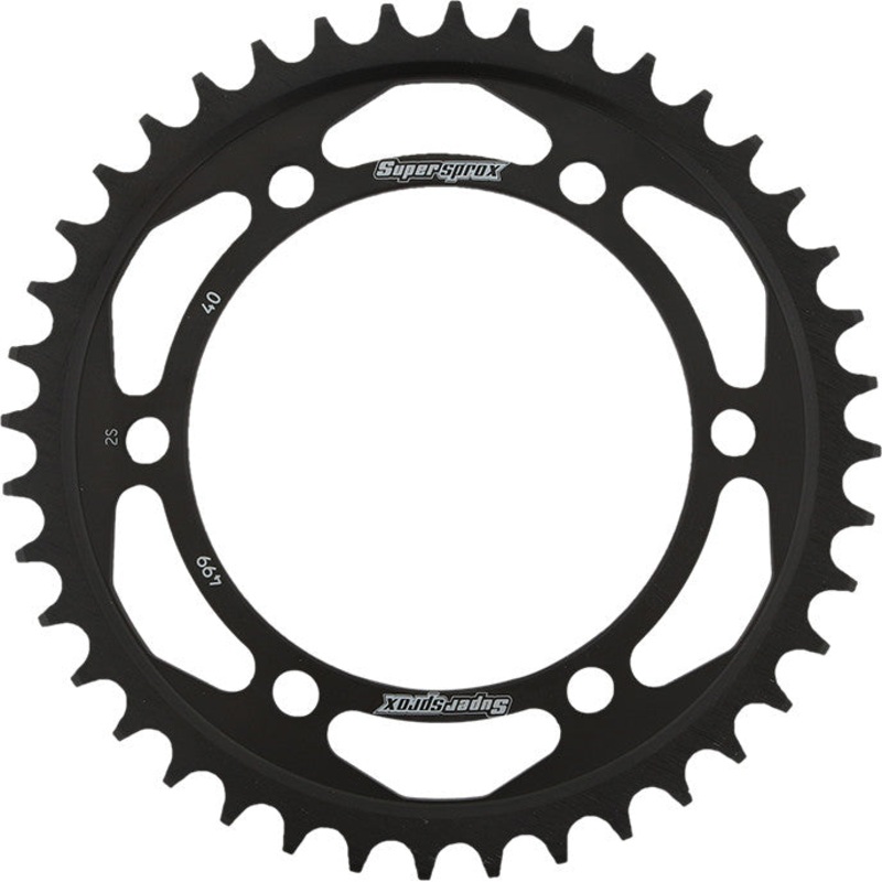 SUPERSPROX STEEL SPROCKET 40T BLACK RFE-499-40-BLK