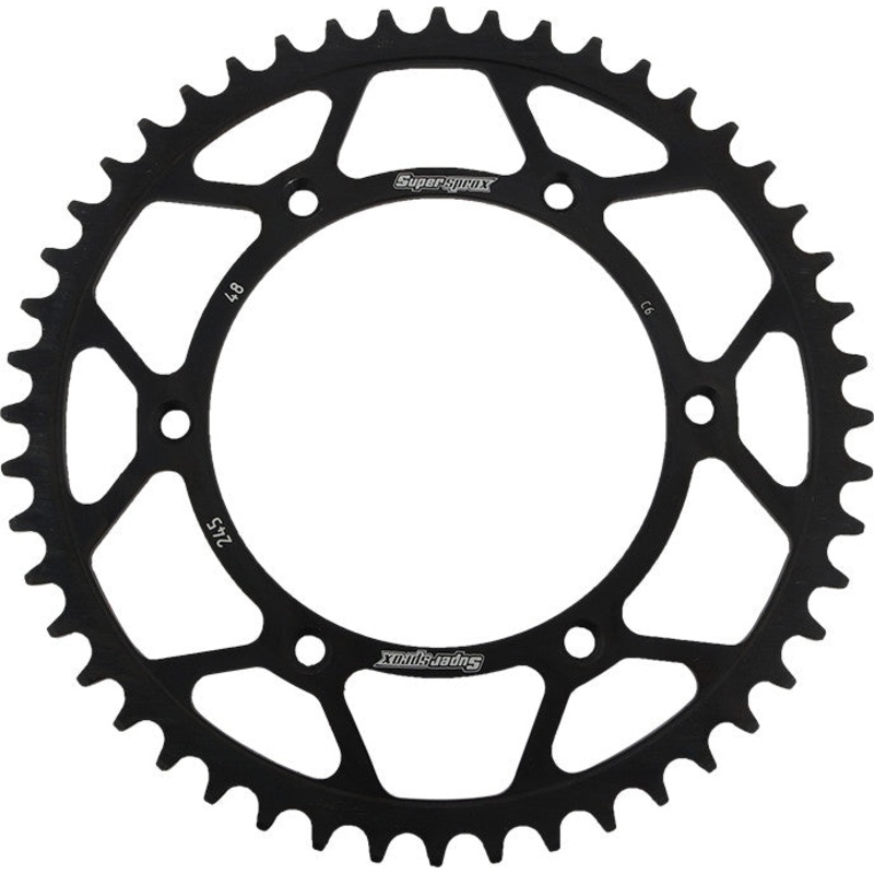 SUPERSPROX STEEL SPROCKET 48T BLACK RFE-245-48-BLK