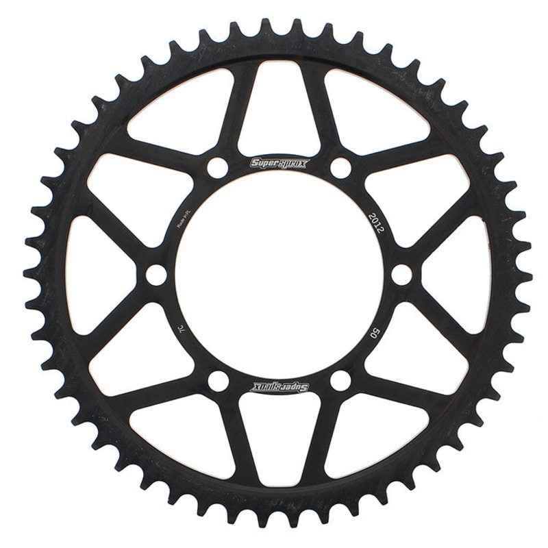 SUPERSPROX STEEL SPROCKET 50T BLACK RFE-2012-50-BLK