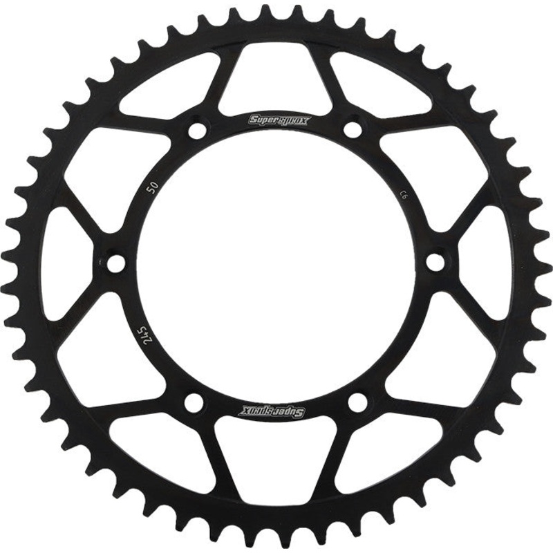 SUPERSPROX STEEL SPROCKET 50T BLACK RFE-245-50-BLK